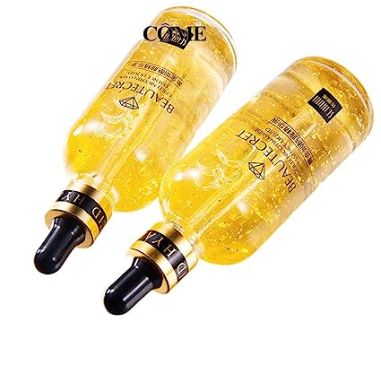 two bottles of Madi Kay Designs 24K Gold serums