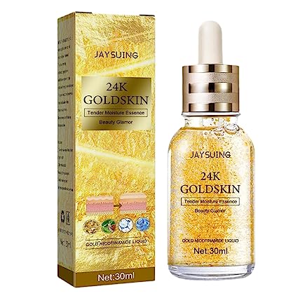 bottle of 24K Face Essence Collagen gold Serum